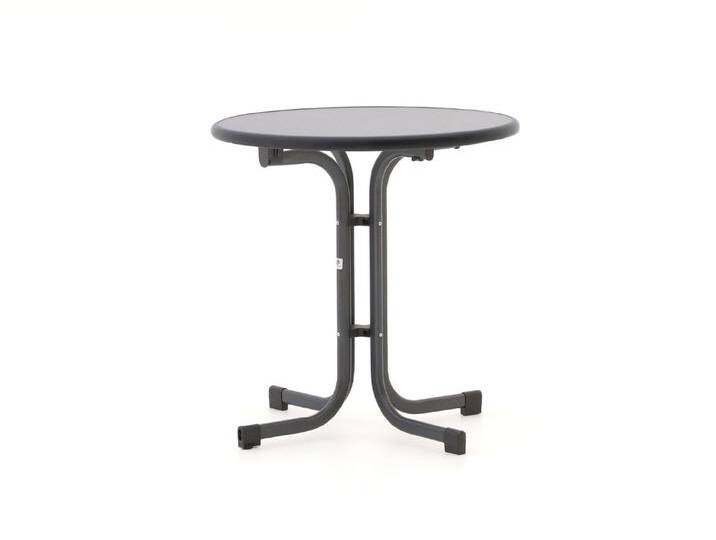 Sieger Mecalit Gartentisch klappbar ø 70 cm (h: 72 cm) von Keessmit Gartenmöbel