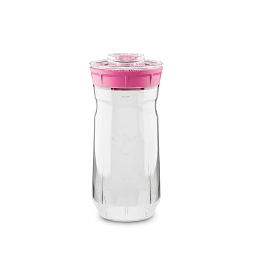 Kefirko Fermentations Set | Milch- und Wasserkefir selber herstellen - 1,4L (Rosa) von Kefirko