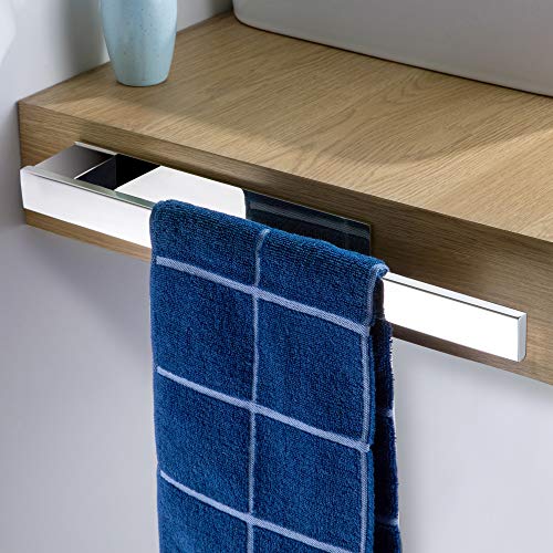 Kegii Handtuchhalter ohne Bohren - Selbstklebend Badetuchhalter Edelstahl Spiegel Poliert Handtuchstange für Badezimmer, 39cm von Kegii