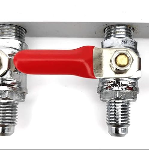Kegland 3-Wege-Gasleitungskrümmer CO2-Splitter (1/4 Zoll, 6 mm MFL-Gewinde) von Kegland
