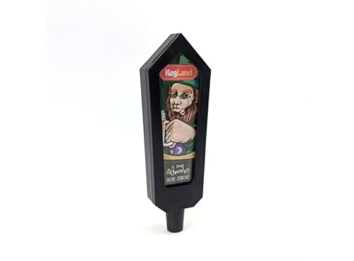 Kegland Zapfgriff für NUKATAP - Bishop Tap Handle - Zapfhahnbeschriftung - wie im Pub - Design Selfmade von Kegland
