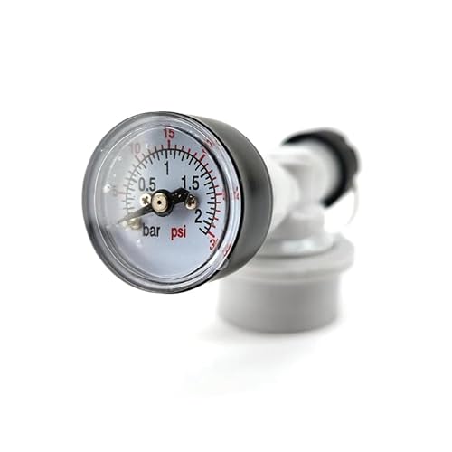 Spundventil mit Manometer 0-2 bar Spundungsventil mit Ball Lock Anschluss SPUND Modell G2 Druckanzeige bei NC-Kegs oder Fermzilla Druckvergärung Homebrew Spundventil mit Manometer 0-2 bar Spundungsventil mit Ball Lock Anschluss SPUND Modell G2 Druckanzeige bei NC-Kegs oder Fermzilla Druckvergärung Homebrew von Kegland