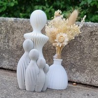 Mutter Mit Bis Zu 4 Kindern Figur - Moderne Pla Familienstatue Aus 3D-Druck | Geschenk Muttertag Handgemachte Familiendeko von Kehl3D