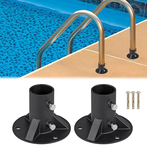 Edelstahl Flansch Poolleiter Montageset,Einbauflansch für Oberirdische Pool Leitertreppen,Zubehör für Poolleiterstufen,für Rundrohr Rohr Geländer Befestigung Wand Boden Poolleiter Halterung (2*52mm) Edelstahl Flansch Poolleiter Montageset,Einbauflansch für Oberirdische Pool Leitertreppen,Zubehör für Poolleiterstufen,für Rundrohr Rohr Geländer Befestigung Wand Boden Poolleiter Halterung (2*52mm) von Keho Keho Kehongdun