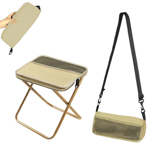 Faltstuhl Campingstuhl Anglerstuhl mit Tragetasche,Luxus Campingstuhl Faltbar 120KG Belastbar,Klappstuhl Gartenstuhl Faltstuhl Relaxsessel Angelsessel Faltbar für Garten Balkon Wohnmobil (02) von Keho Keho Kehongdun