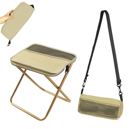 Faltstuhl Campingstuhl Anglerstuhl mit Tragetasche,Luxus Campingstuhl Faltbar 120KG Belastbar,Klappstuhl Gartenstuhl Faltstuhl Relaxsessel Angelsessel Faltbar für Garten Balkon Wohnmobil (05) von Keho Keho Kehongdun