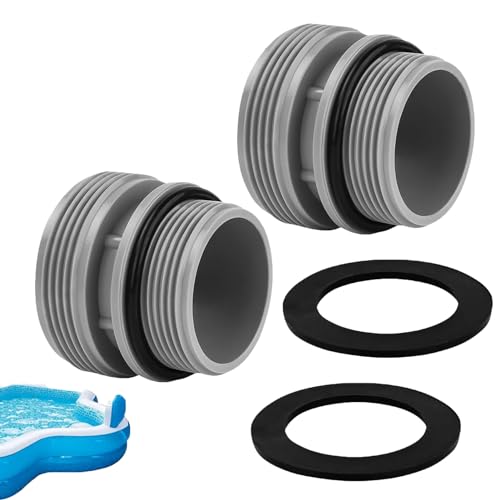 Poolschlauch Umbausatz,Pool Filterschlauch Umrüst Set,Filterschlauch Umbausatz,Poolschlauch Adapter Umrüstsatz,für Pool Filterpumpe,Schlauchverbinder,Oberirdische Umrüstadapter Verbindet (2pc) von Keho Keho Kehongdun