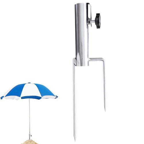 Schirmständer Erdspieß,Rasendorn für Sonnenschirm,Sonnenschirmständer mit Rasendorn,Sonnenschirm Erdspiess Metall Sonnenschirmhalterung für Ständer Boden Gartenschirm Angelschirm Sonnenschirm (02) von Keho Keho Kehongdun