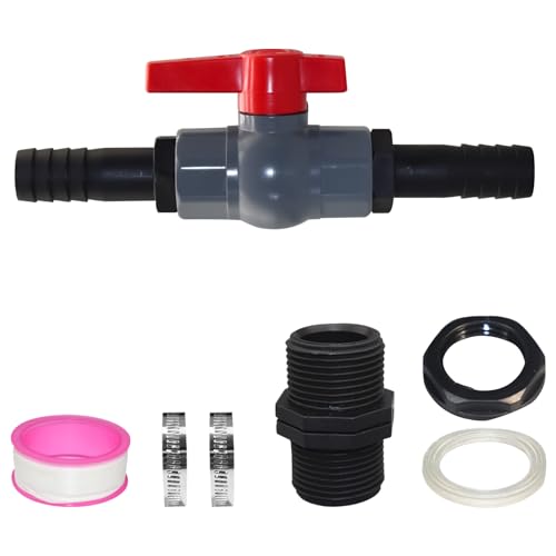 Schlauchverbinder Kupplung mit Regulierventil,Schlauchkupplung Schlauchverlängerung 19/25/32mm,Anschlussteil Wechsel Anschlussgeräte,Gartenschlauch Adapter Absperrhahn zur Verbindung 2 Schlauchenden von Keho Keho Kehongdun