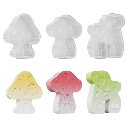 Silikonformen Gießformen Herbst,3D Pilzhaus Silikonform Pilz Kerzenformen Zum Gießen,Silikon Kerzenform Epoxidharz Formen Pilz Kerzenformen,Pilz Epoxidharz Formen Herbst für Bastelarbeiten Gips (04) Silikonformen Gießformen Herbst,3D Pilzhaus Silikonform Pilz Kerzenformen Zum Gießen,Silikon Kerzenform Epoxidharz Formen Pilz Kerzenformen,Pilz Epoxidharz Formen Herbst für Bastelarbeiten Gips (04) von Keho Keho Kehongdun