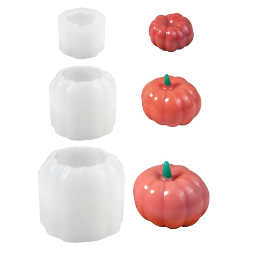 Silikonformen Gießformen Herbstdeko Kürbis,3D Silikonform Kürbis Kerzenformen zum Gießen,Gießformen Silikon Halloween Silikonform Herbst,Kürbisförmige Silikonform für Aromatherapie,Seifenform (3pc) Silikonformen Gießformen Herbstdeko Kürbis,3D Silikonform Kürbis Kerzenformen zum Gießen,Gießformen Silikon Halloween Silikonform Herbst,Kürbisförmige Silikonform für Aromatherapie,Seifenform (3pc) von Keho Keho Kehongdun