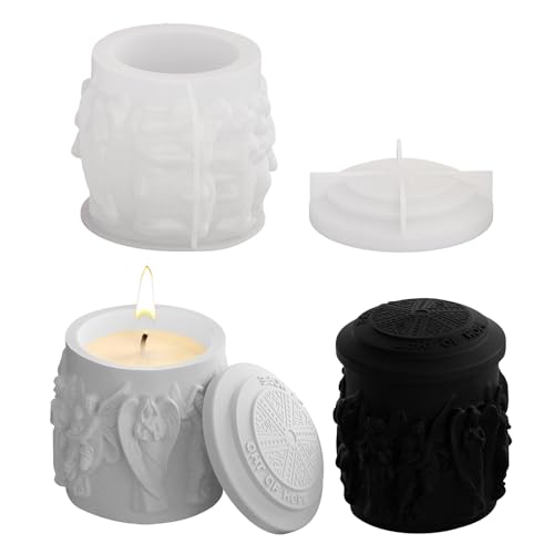 Silikonformen Gießformen für Beton,Silikonform Dose mit Deckel,Silikonform Kerzenhalter Beton Gießform Silikonform Schale,Gießformen Silikonform Vase für Kerzenhalter Blumentöpfe Vorratsgefäß Silikonformen Gießformen für Beton,Silikonform Dose mit Deckel,Silikonform Kerzenhalter Beton Gießform Silikonform Schale,Gießformen Silikonform Vase für Kerzenhalter Blumentöpfe Vorratsgefäß von Keho Keho Kehongdun