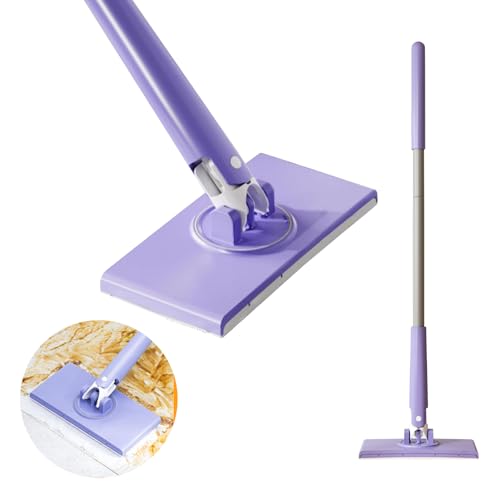 Vollautomatischer Mini Gesichtshandtuch Mini Mop,Freihändiger Mini Mopp mit 360° Drehbarem Kopf,Freihändiger Wischmopp Kompatibel mit Gesichtstüchern,Austauschbarer Sauberer Waschlappen Mop von Keho Keho Kehongdun