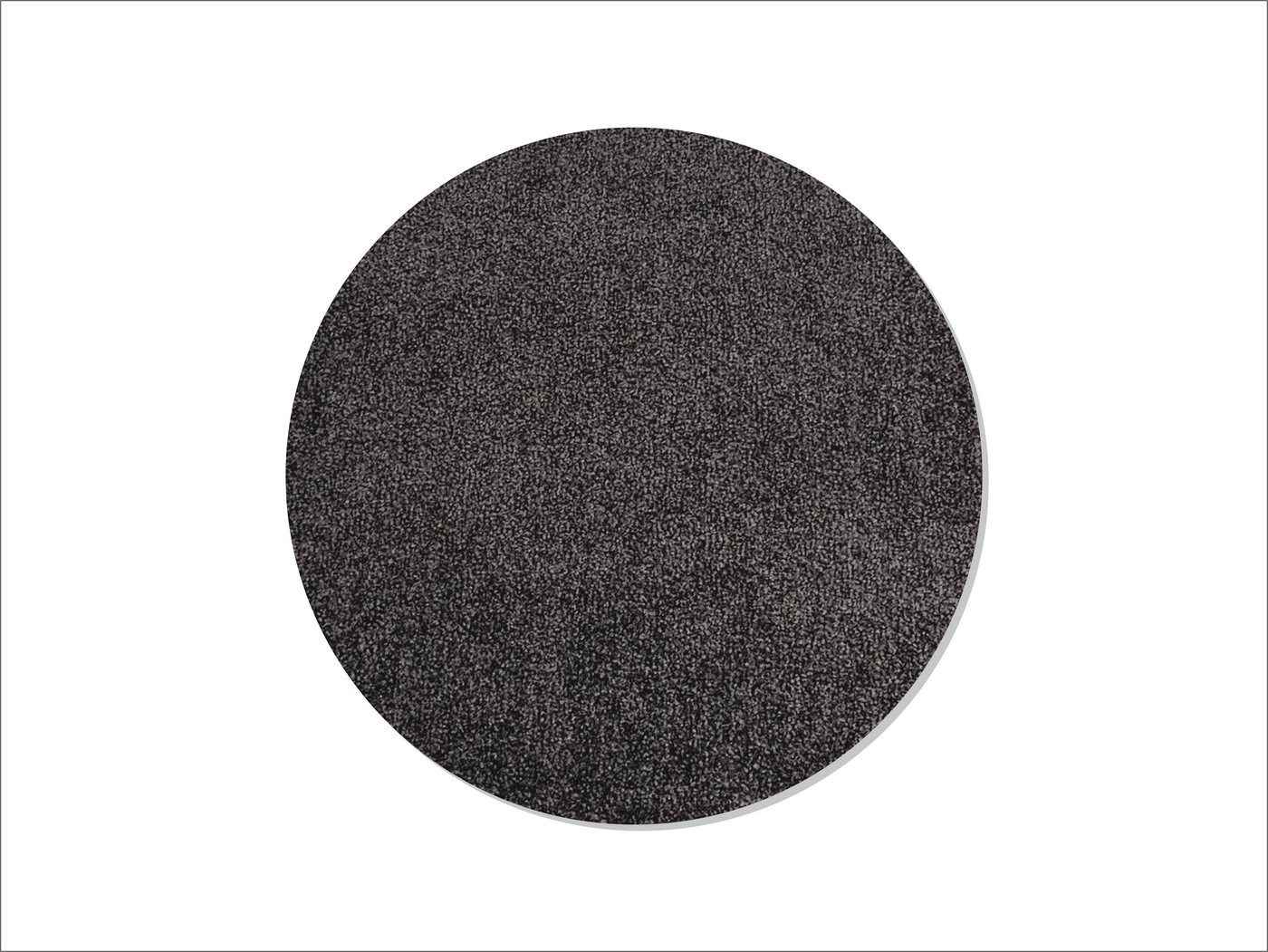 Keilbach Designprodukte Fußmatte point Durchmesser 85cm, rund, Höhe: 9 mm, rutschfest, 30°C waschbar, strapazierfähig von Keilbach Designprodukte