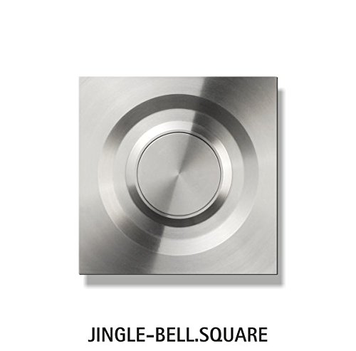 Keilbach, Klingeltaster jingle-bell.square.anthracite, Edelstahl/pulverbeschichtet DB 703, Schutzklasse IP 66, hochwertige Verarbeitung, anspruchsvolle Gestaltung von KEILBACH