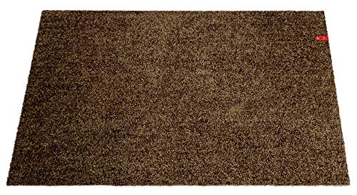 Keilbach 44140 bravo-brown, Fußmatte bravo.brown, maschinenwaschbar, 87 x 57 cm, nur 9 mm dick, hochwertiger Flor, Braun, One Size von KEILBACH