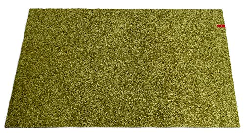 Keilbach 44160 bravo-green, Fußmatte bravo.green, maschinenwaschbar, 87 x 57 cm, nur 9 mm dick, hochwertiger Flor, Grün, One Size von KEILBACH