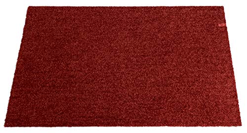 Keilbach 44170 bravo-red, Fußmatte bravo.red, maschinenwaschbar, 87 x 57 cm, nur 9 mm dick, hochwertiger Flor, Rot, One Size von Keilbach