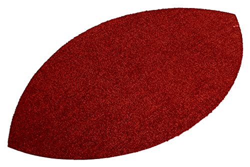 Keilbach 44373, blattförmige Fußmatte leaf.red, maschinenwaschbar, 145 x 85 cm, nur 9 mm dick, hochwertiger Flor, Rot, One Size von KEILBACH