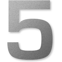 Keilbach Hausnummer, Ziffer 5, Höhe 8 cm, Edelstahl von Keilbach Designprodukte