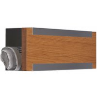 Keilbach Zeitungsbox, Edelstahl, Holzfront Eiche von Keilbach Designprodukte