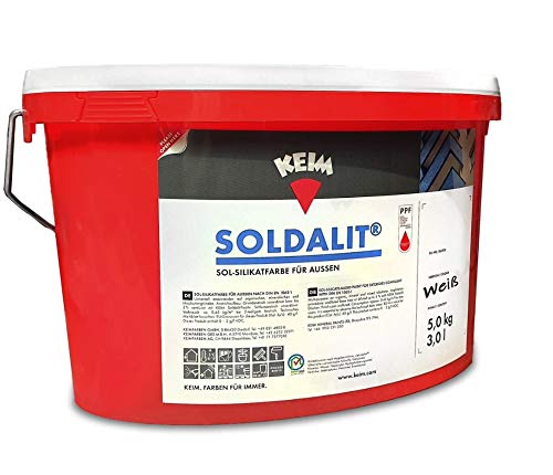 Keim 1111421 Soldalit Fassadenfarbe weiß in 5kg von Soldalit