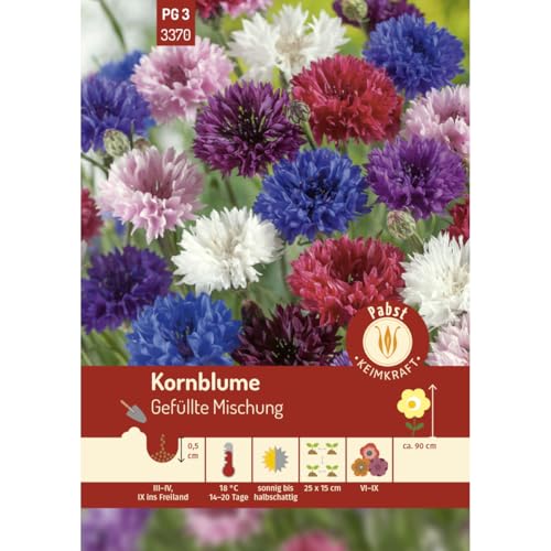 Pabst Keimkraft - Kornblume Gefüllte Mischung Samen - 173370 von Keimkraft