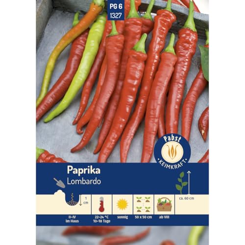 Pabst Keimkraft - Paprika lang & mild Lombardo Samen - 171327 von Keimkraft