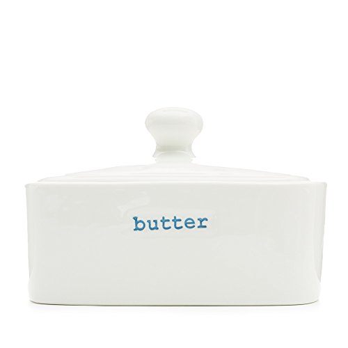 Keith Brymer Jones Word Range Butterdose mit Schriftzug Butter von Keith Brymer Jones