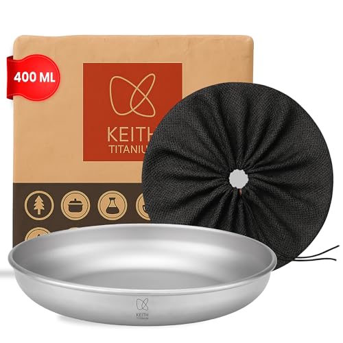 Keith Unisex Teller, Grau, 400ml von Keith