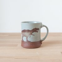 T-Rex Tasse - Blau von KeithHershberger