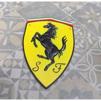 Ferrari Heavy 5 Color Gusseisen" Werbeschild von KeithsCollectables