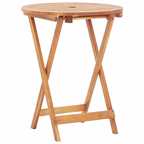 Keketa Gartentisch Klapptisch Holz Gartentisch Holz Klapptisch Gartentisch Außentisch Holz Gartentisch klappbar klappbar 60x75 cm aus Akazienmassiv von Keketa