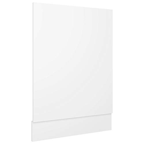 Keketa Geschirrspülerblende Geschirrspüler Frontblende Geschirrspülerfront Blende Spülmaschinen Frontblende Küchenschrank Blende für Küchenmöbel Weiß 45x3x67 cm Holzwerkstoff von Keketa