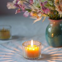 Bienenwachskerze Im Glas, Teelichtglas Wiederverwendbar, Kleines Windlicht, Minikerzen Bienenwachskerze Im Glas, Teelichtglas Wiederverwendbar, Kleines Windlicht, Minikerzen von KekuKerzenkunst