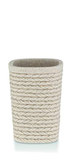 Kela Badezimmer Trinkbecher, Poly, Beige, 7 mm X 7 mm von kela