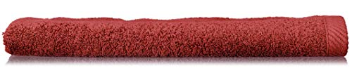 Kela Badkamer Handtuch, Baumwolle, rot, 50 x 100 cm von kela