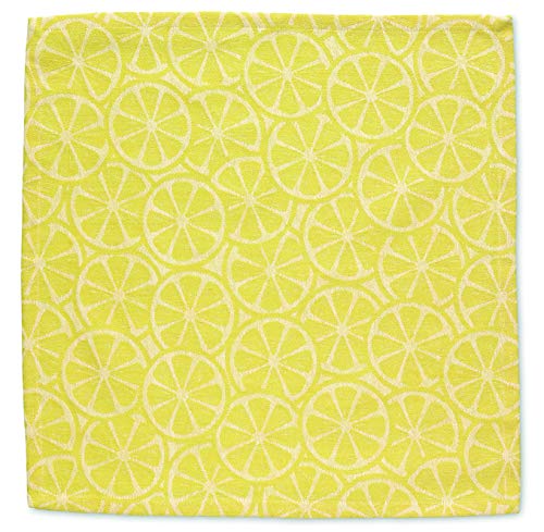Kela Keuken Serviette, Coton, Yellow (gelb), 400 mm x 400 mm von kela