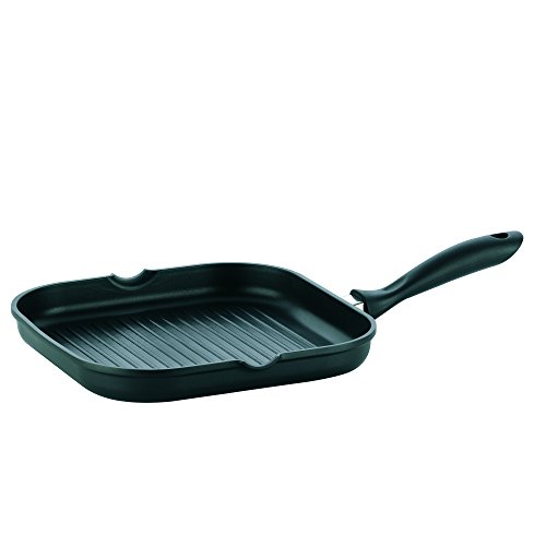 Kela 15156 Grill-Eckpfanne, 2 Ausgüsse, Antihaftversiegelung, Aluguss 5 mm, Induktionsgeeignet, 28 x 28 cm, Kerros Kela 15156 Grill-Eckpfanne, 2 Ausgüsse, Antihaftversiegelung, Aluguss 5 mm, Induktionsgeeignet, 28 x 28 cm, Kerros von kela