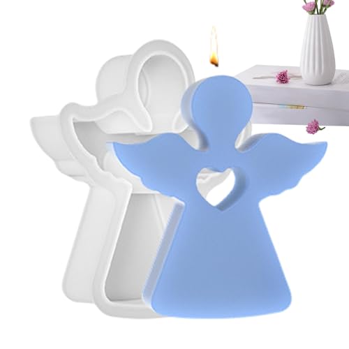 Engel Silikonform, Engelsform für Resin,Leicht zu lösende Silikonformen zur Kerzenherstellung - Kerzenformen Engel süßes Design für Kerzenharzkuchen von Kelburn