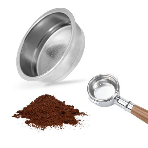 Kelepu 51mm Kaffeesieb Filterkorb Espresso Sieb Siebträger Zubehör Edelstahl Kaffeefilter kompatibel mit Delonghi, Breville Espresso maschine RGenießen Sie eine Tasse köstlichen Espresso Freizeit Kelepu 51mm Kaffeesieb Filterkorb Espresso Sieb Siebträger Zubehör Edelstahl Kaffeefilter kompatibel mit Delonghi, Breville Espresso maschine RGenießen Sie eine Tasse köstlichen Espresso Freizeit von Kelepu