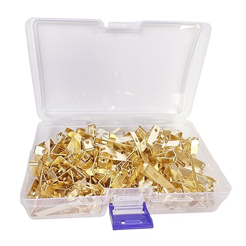 120 Stück Metall-Bilderhaken zum Aufhängen, robuste Bilderrahmen-Haken mit Nägeln, einfache Installation, robuste Aufhänger, Hardware 120 Stück Metall-Bilderhaken zum Aufhängen, robuste Bilderrahmen-Haken mit Nägeln, einfache Installation, robuste Aufhänger, Hardware von Kelisdi