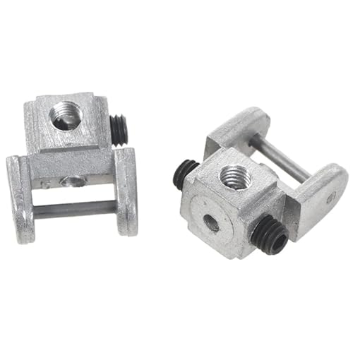 2 x robuste Schnörkelschneider-Halter, Non-Pin-Umwandlungsklemmen-Set, Metall-Design für Holzbearbeitungswerkzeug, Bügelsäge-Adapter, oben und unten 2 x robuste Schnörkelschneider-Halter, Non-Pin-Umwandlungsklemmen-Set, Metall-Design für Holzbearbeitungswerkzeug, Bügelsäge-Adapter, oben und unten von Kelisdi