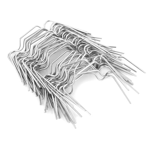 50 Stück Edelstahl Gewächshäuser Glasclip Federklemme Rostbeständig Halter für einfache Installation und Glasstabilität Gewächshäuser Zubehör von Kelisdi