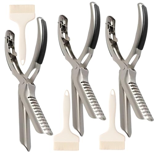 BBQ Rib Preps Tool With Comfortable Grip Metal Rib Preps Clamp Grilling Tool Rib Membrane Remover Tool Guide With Brush BBQ Rib Preps Tool With Comfortable Grip Metal Rib Preps Clamp Grilling Tool Rib Membrane Remover Tool Guide With Brush von Kelisdi
