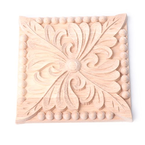 Blumen-Holzschnitzerei, Eck-Onlay-Applikation, Möbel, unlackiert, Schrankdekoration, Holzapplikationen Blumen-Holzschnitzerei, Eck-Onlay-Applikation, Möbel, unlackiert, Schrankdekoration, Holzapplikationen von Kelisdi