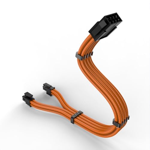 Durability8Pin CPU Power Extension Cable Meshes Sleeve Cord ATX12V 8pin (4+4) Connectors Power Supply Extension Cable von Kelisdi