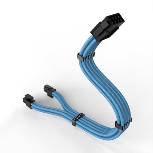 Durability8Pin CPU Power Extension Cable Meshes Sleeve Cord ATX12V 8pin (4+4) Connectors Power Supply Extension Cable von Kelisdi