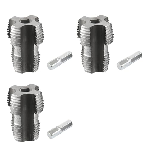 Genauigkeit Innengewindeschneider Starke Metallkonstruktion Sanitärwerkzeug Rohre Einfädeln für 0,5 3/4 Zoll Rohr Wasserrohr Einfädeln mit Stahl von Kelisdi