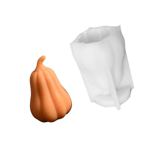 Halloween-Kürbis-Silikonform zum Backen von Seife und Hitze, Schokolade, Dekorationen, Halloween-Formen von Kelisdi